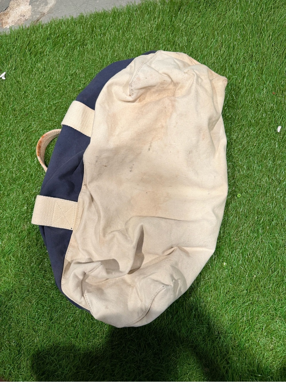 Polo Sport Duffel Bag Blue & Cream - Picture 6 of 6